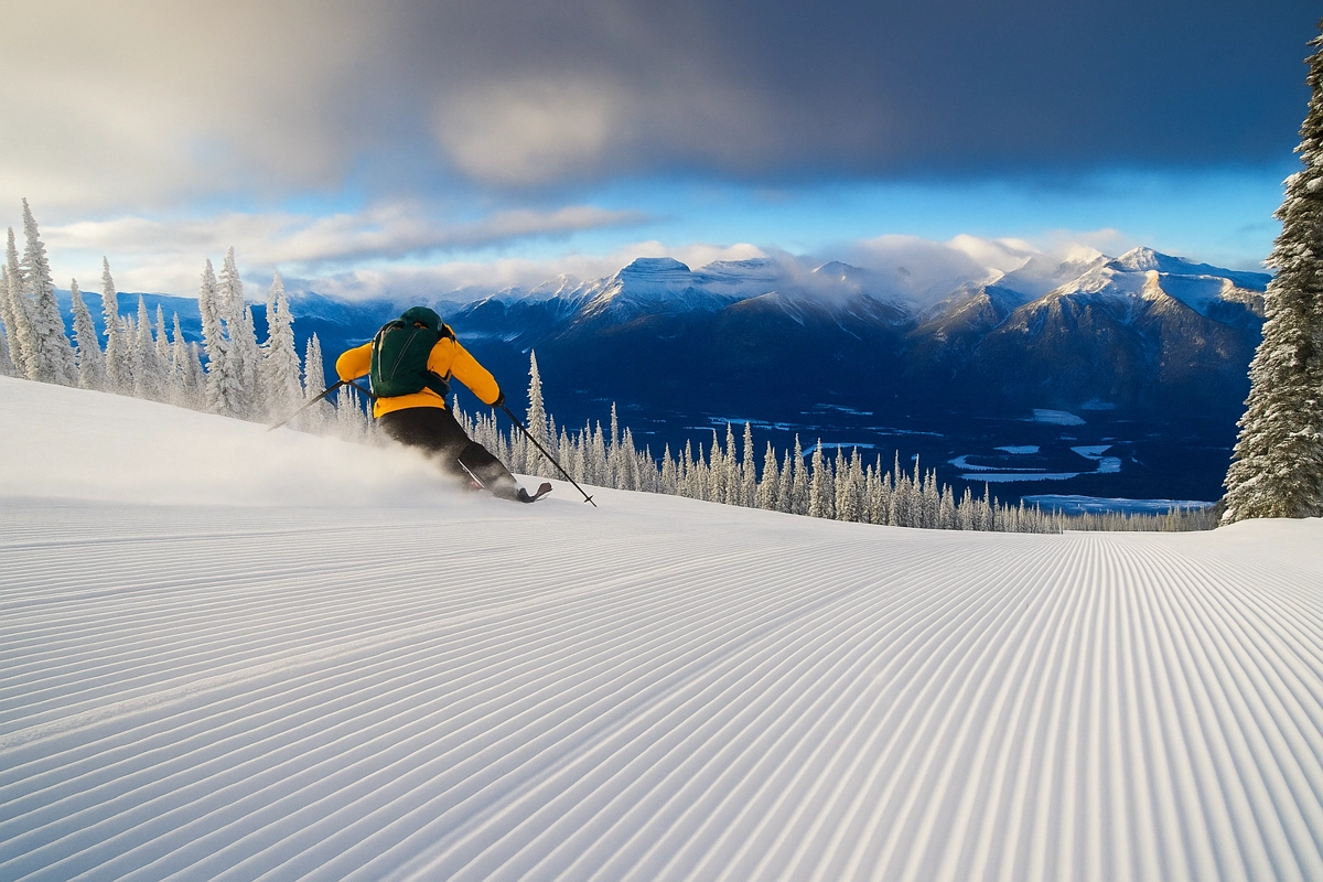 Wintersport in Canada of Amerika, leer de skitermen voor je skivakantie zoals Groomers
