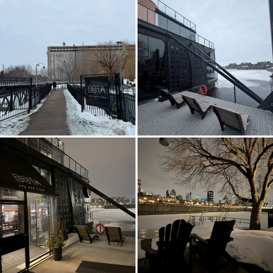 Bota Bota, een bijzondere spa op een oude boot in de haven van Montreal