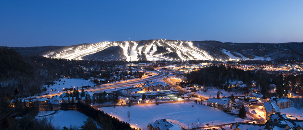 The Laurentians is een regio in het Franstalige Canadese Quebec met 12 skigebieden