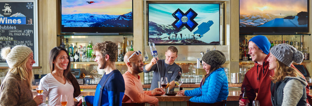 In Aspen Colorada vind je diverse après-ski bars, restaurants met internationale keukens