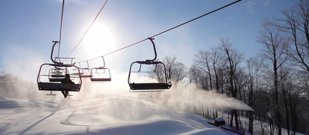 De Mont Tremblant is het bekendste skigebied in de Laurentian Mountains