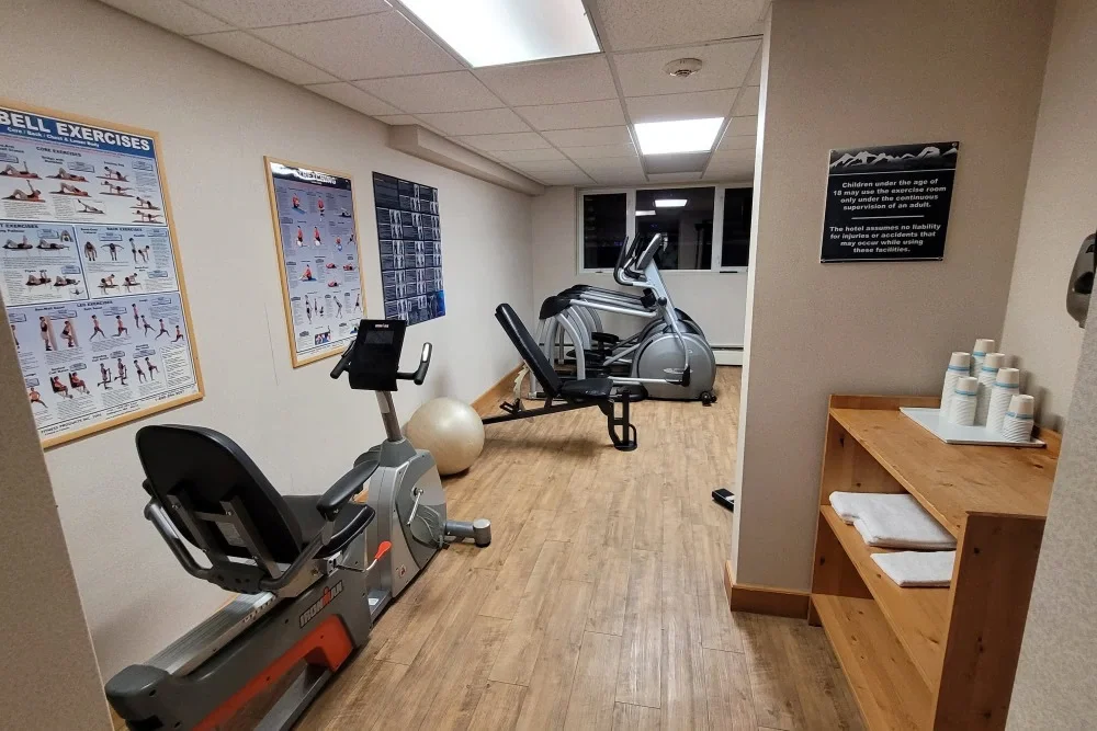 Jasper Lobstick Lodge fitness ruimte