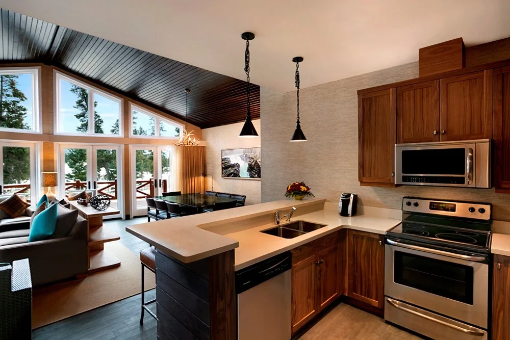 Fairmont Jasper Park Lodge Cabin Stanley Kitchen