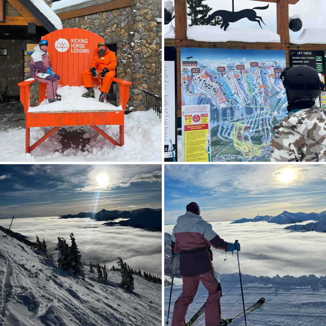 Kicking Horse is werkelijk betoverend, vooral het uitzicht vanaf de toppen