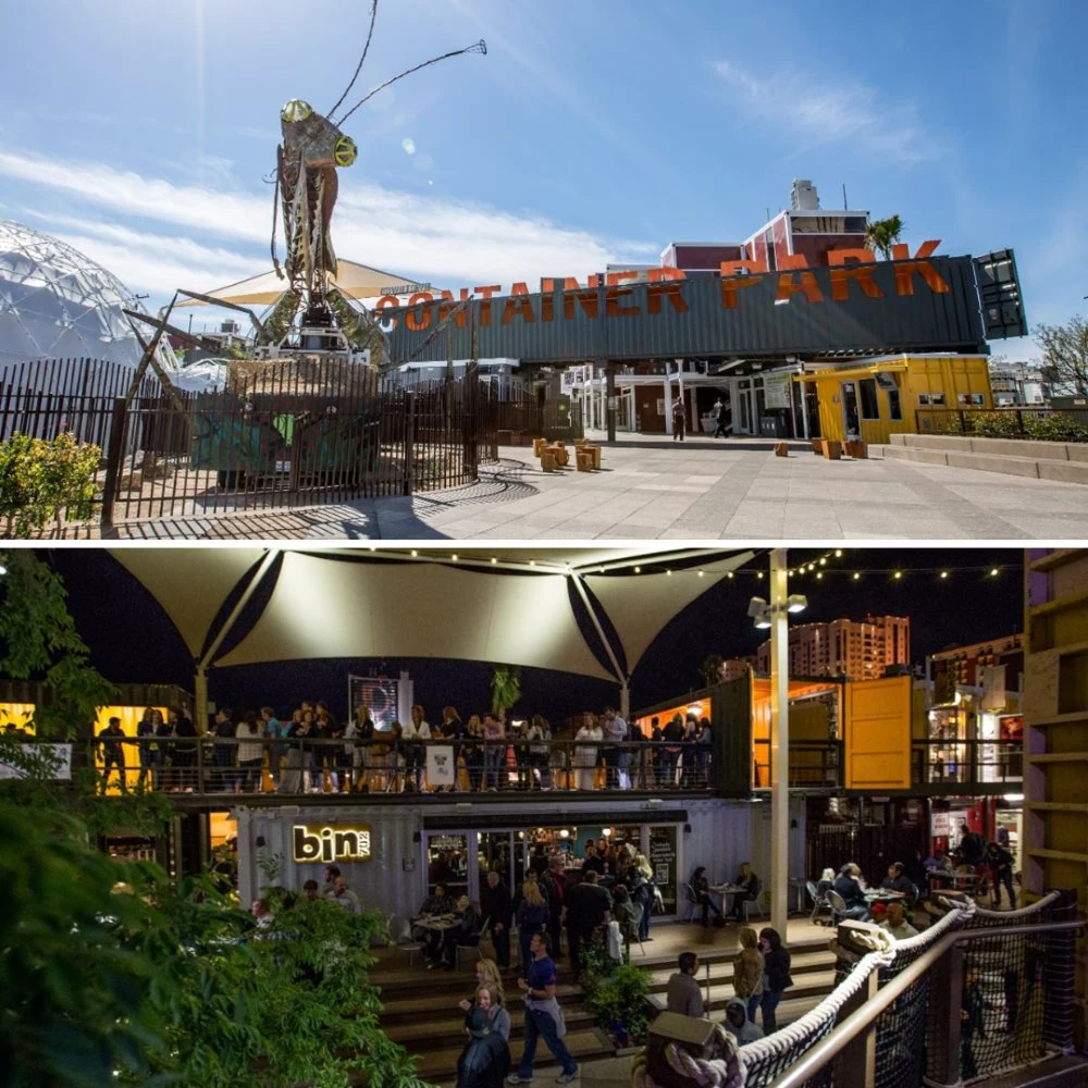Container park in Las Vegas