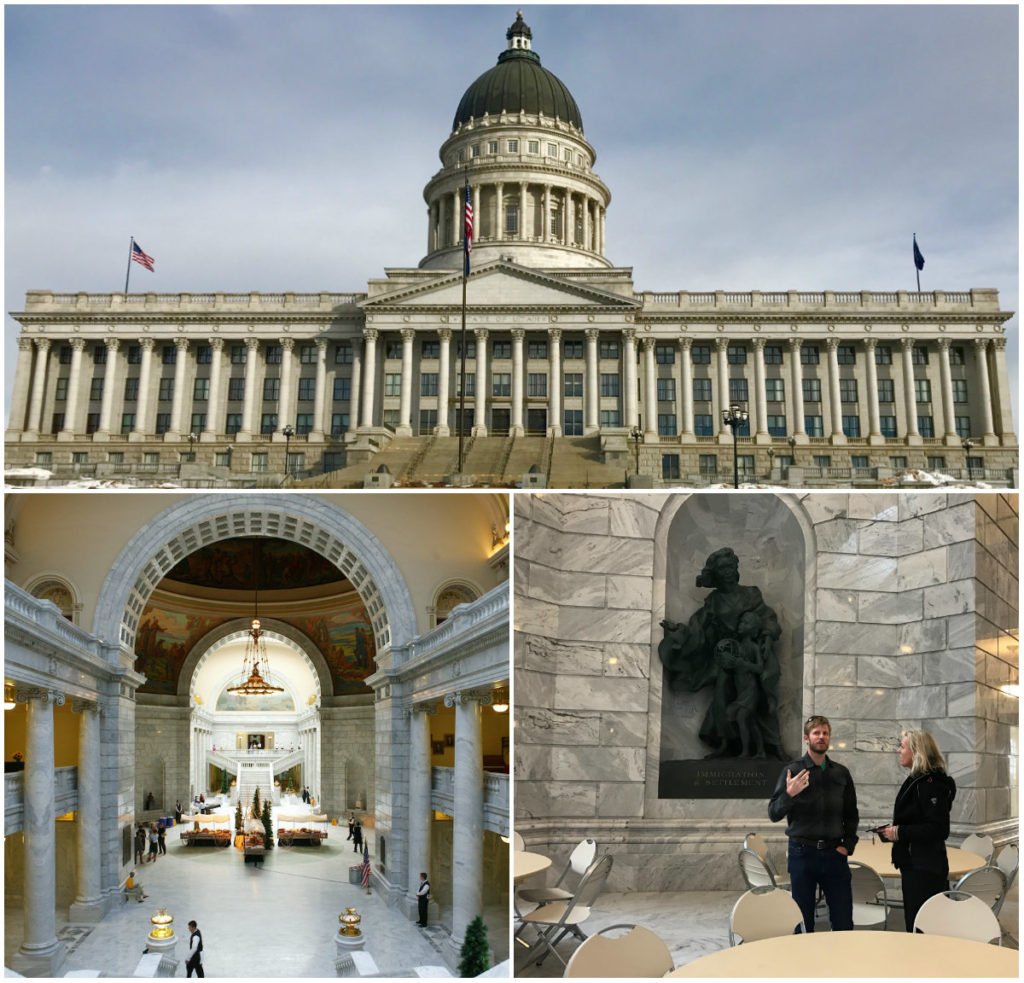 De stad Salt Lake City is bekend van Olympische Winter Spelen 2002 en ligt in de staat Utah