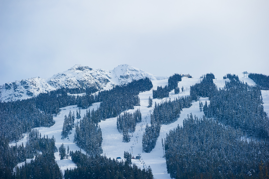 Whistler Blackcomb is het allergrootste skigebied van Canada en Amerika.