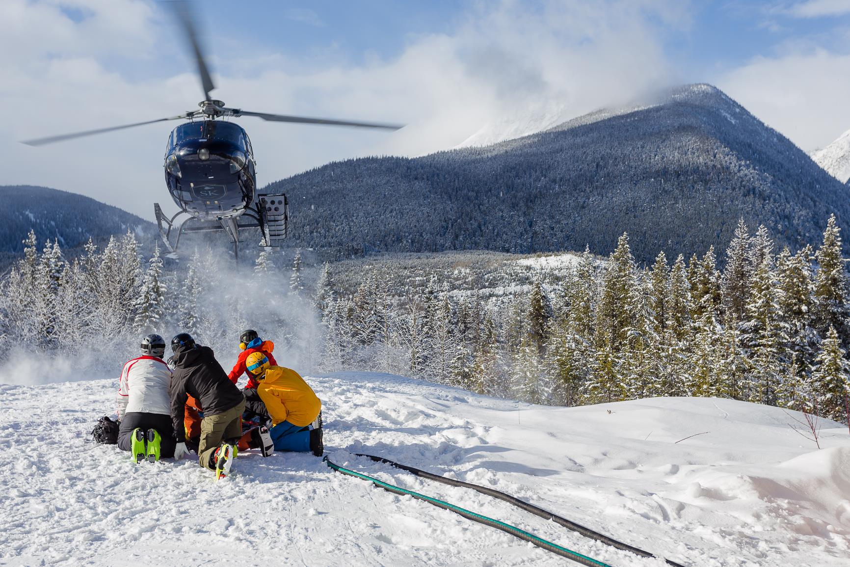 Heliski in British Colmumbia Canada