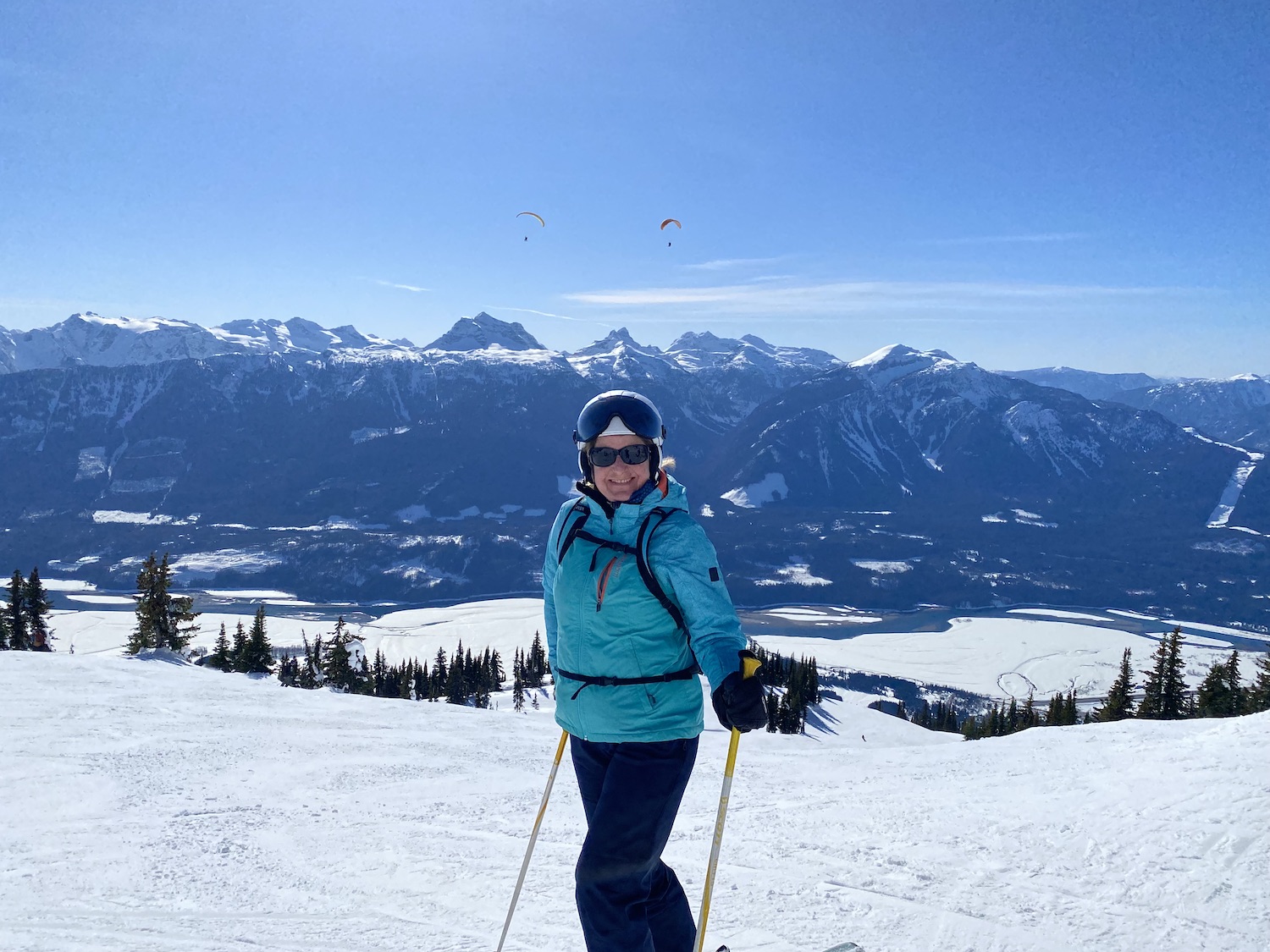 Skien in Revelstoke met fantastisch uitzicht