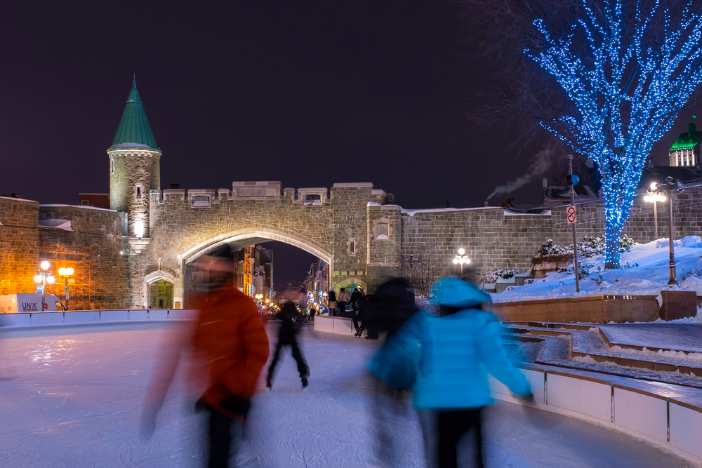 De binnenstad van Quebec staat op de erfgoedlijst van UNESCO.