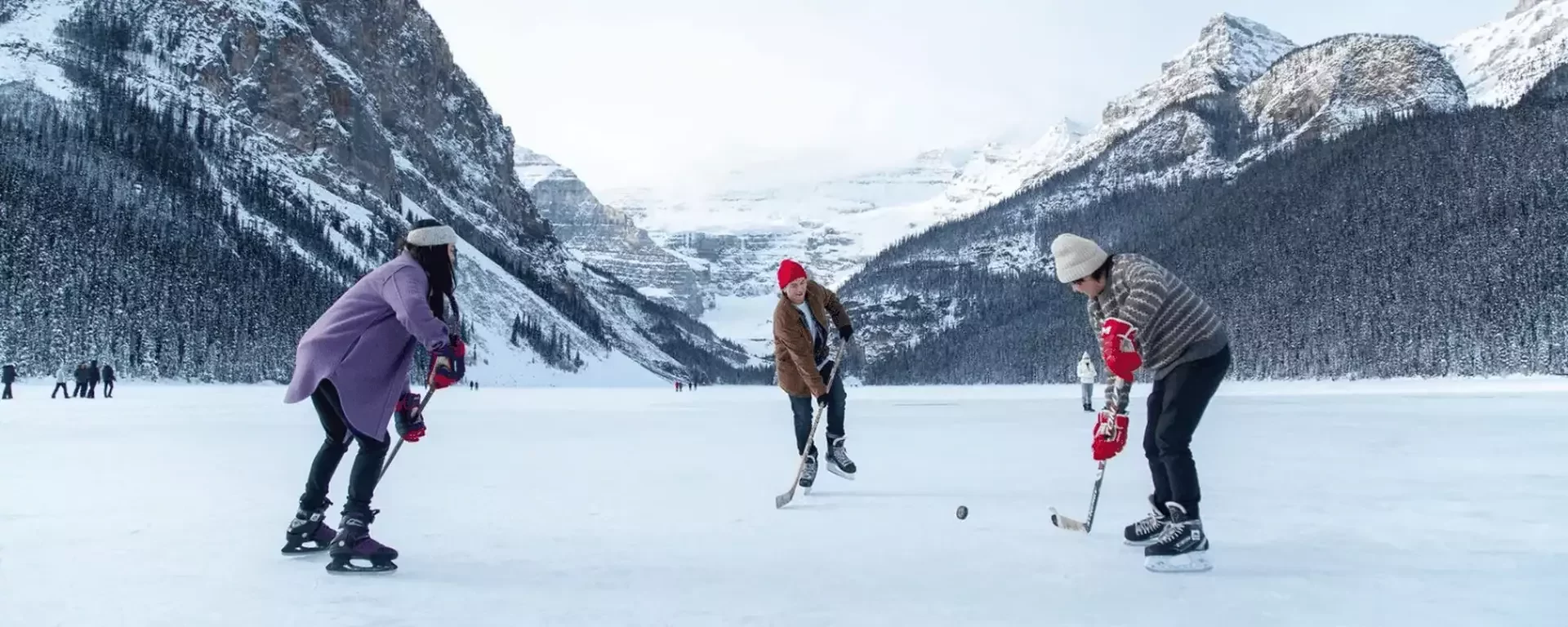 Wintervakantie in Banff en Lake Louise zonder skiën Wintervakantie in Banff en Lake Louise zonder skiën