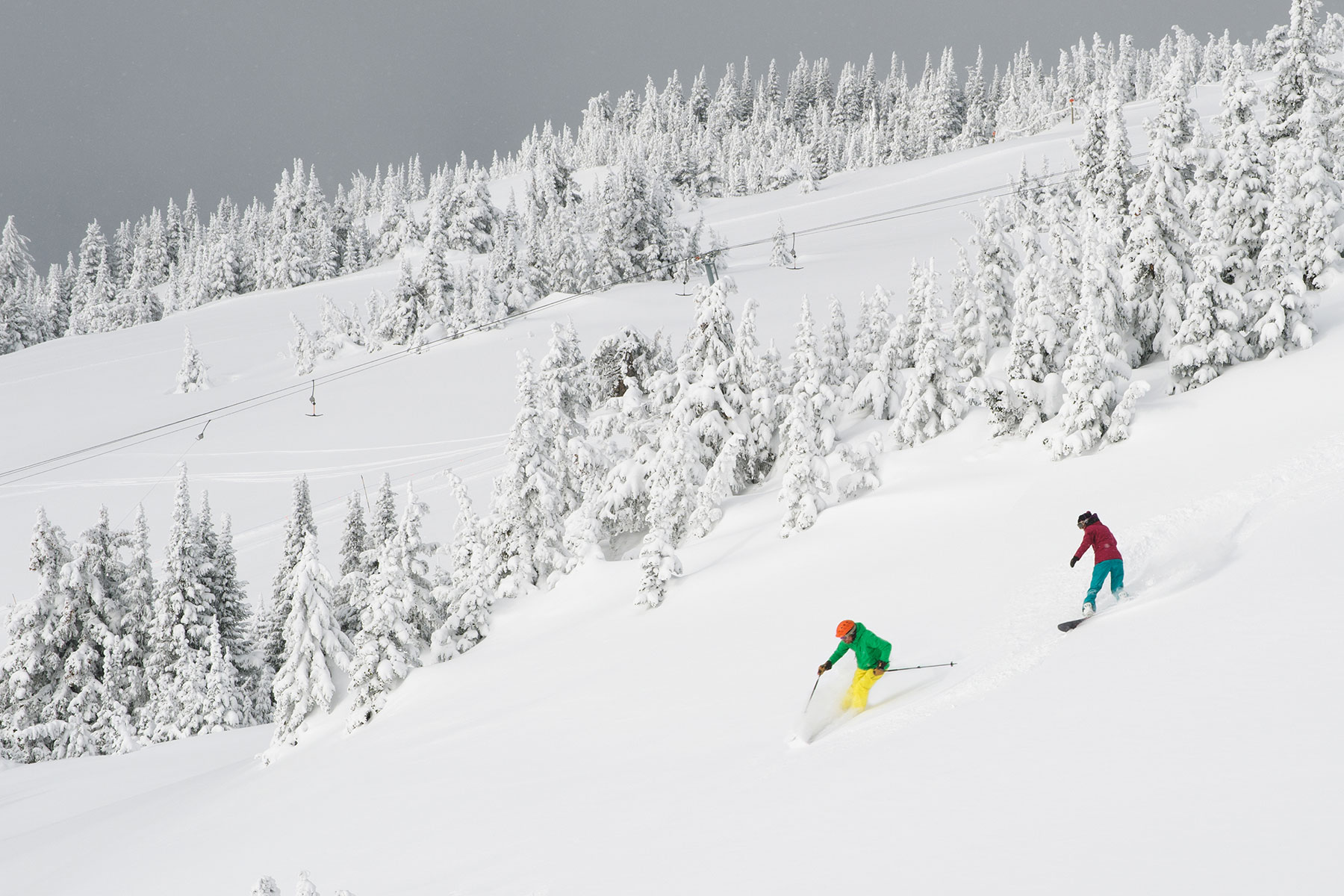 Sun Peaks is na Whistler het grootste skigebied van Canada