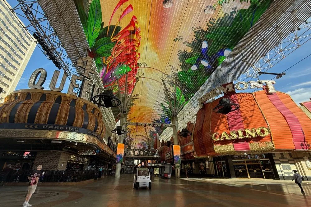 Breng een bezoek aan Fermont Street in Las Vegas