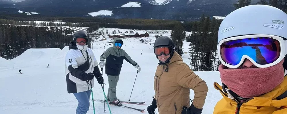 Skiën aan de andere kant van de oceaan Skiën aan de andere kant van de oceaan