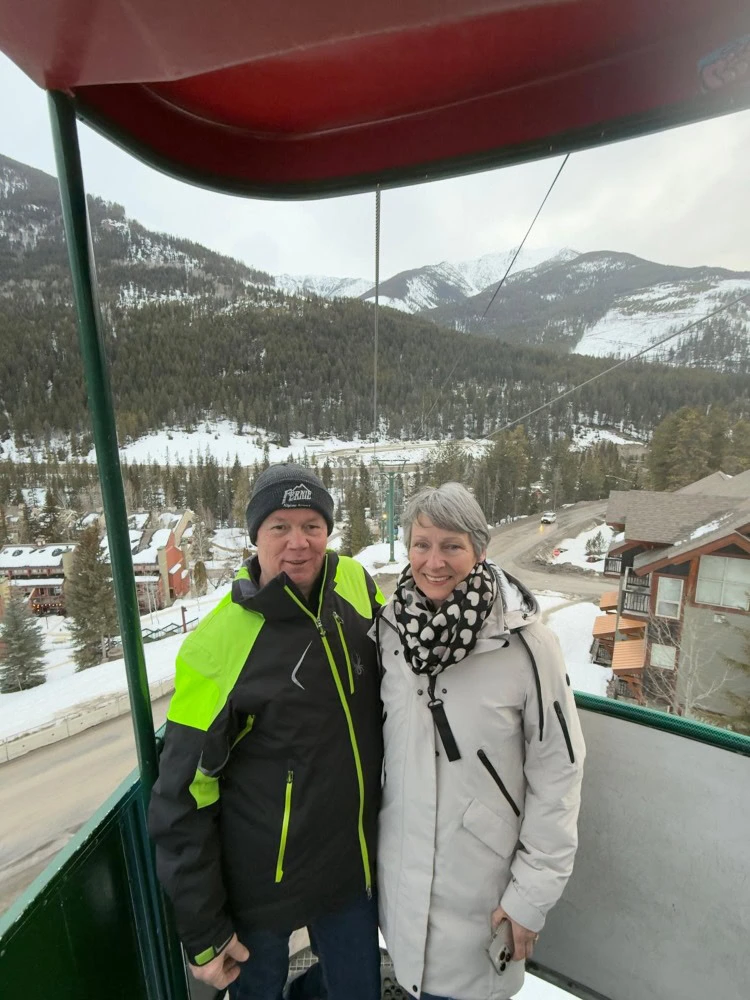 Henry maakte een prachtige skisafari in Canada