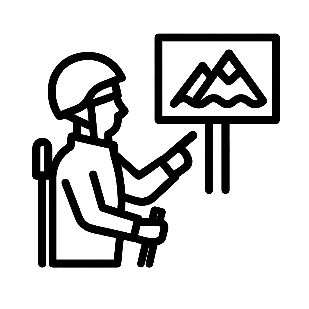 Rondleiding skigebied